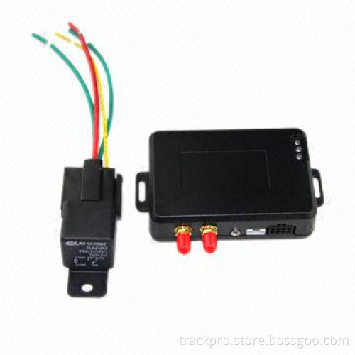 Vehicle GPS tracker with remote control cut on/off engine